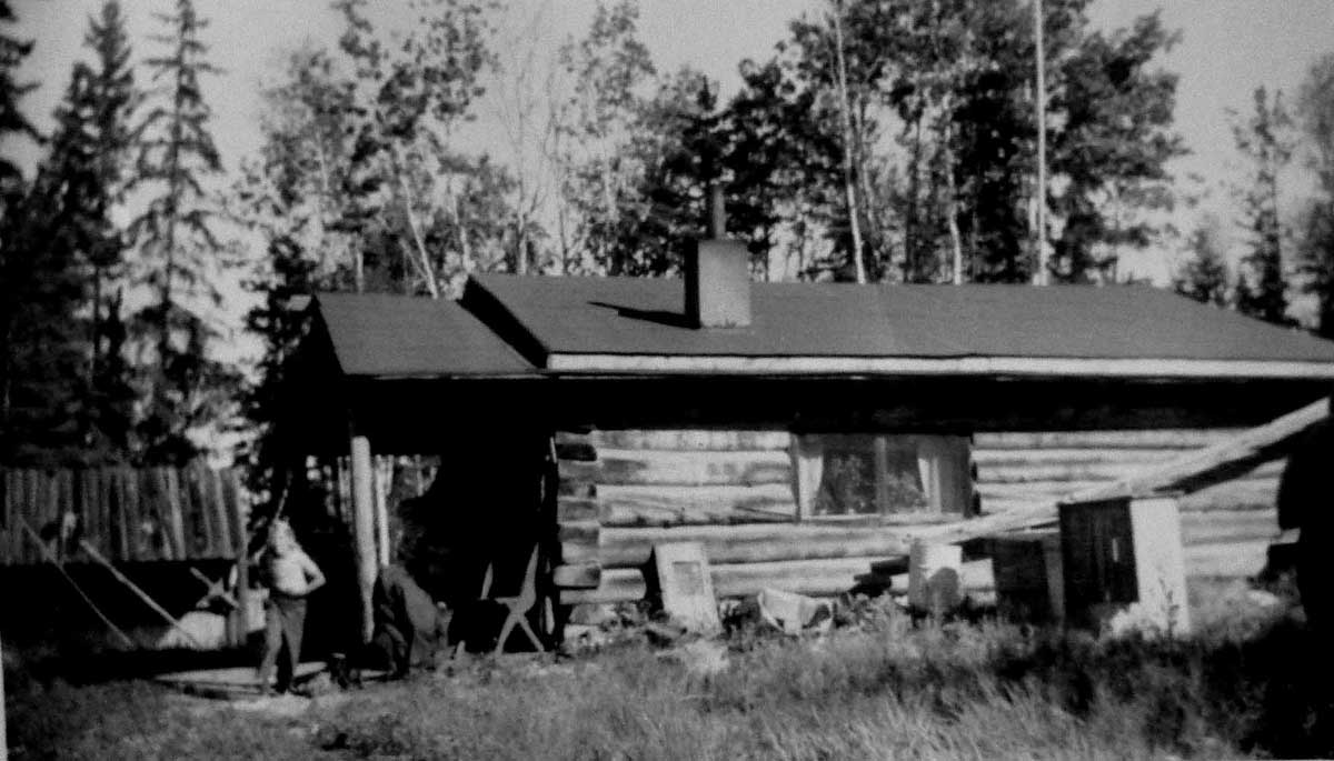 Louise by Mr. Goodrich Cabin at Marie Lake